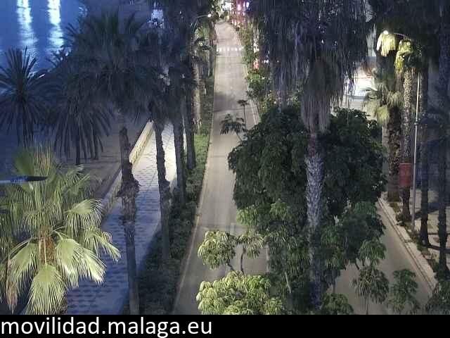Archiv Foto Webcam Malaga: Strand Malagueta