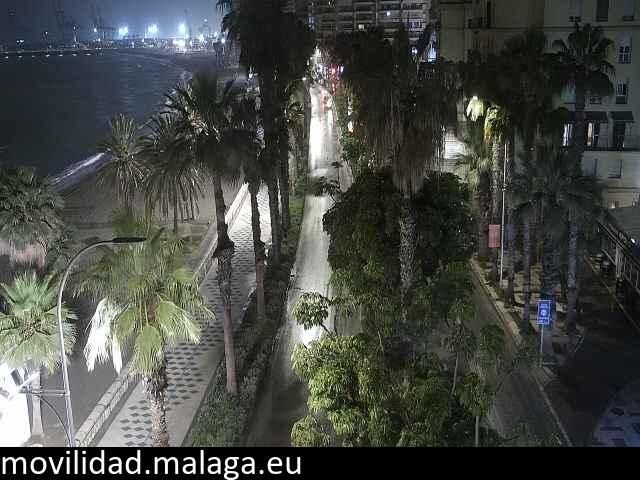 Archiv Foto Webcam Malaga: Strand Malagueta