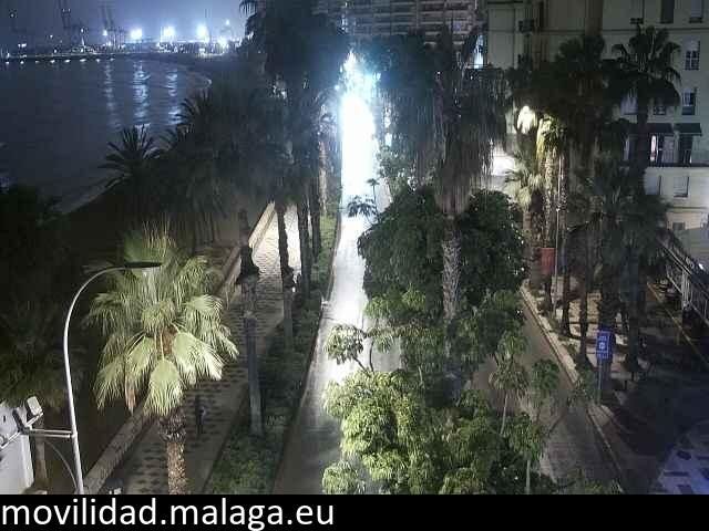 Archiv Foto Webcam Malaga: Strand Malagueta