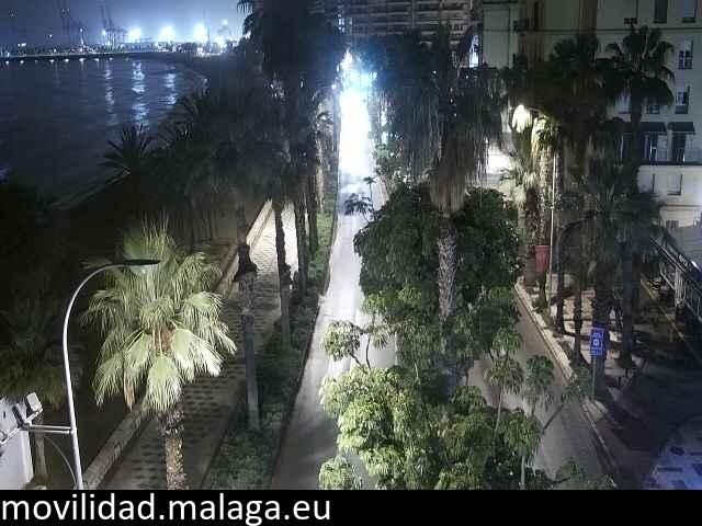 Archiv Foto Webcam Malaga: Strand Malagueta