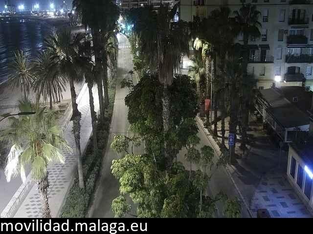 Archiv Foto Webcam Malaga: Strand Malagueta