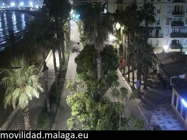 Archiv Foto Webcam Malaga: Strand Malagueta