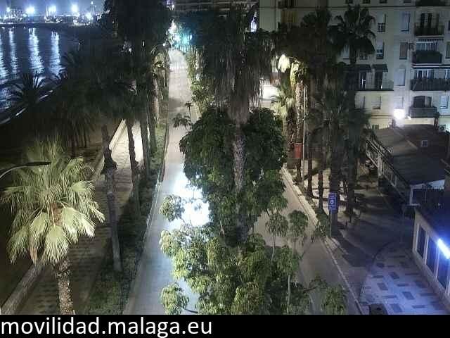 Archiv Foto Webcam Malaga: Strand Malagueta