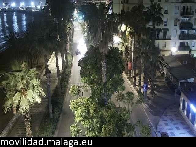 Archiv Foto Webcam Malaga: Strand Malagueta