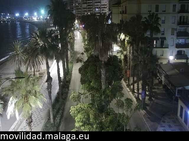 Archiv Foto Webcam Malaga: Strand Malagueta