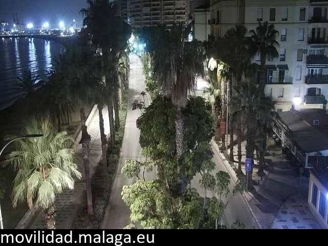 Archiv Foto Webcam Malaga: Strand Malagueta