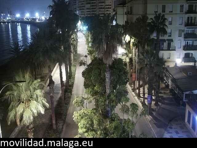 Archiv Foto Webcam Malaga: Strand Malagueta
