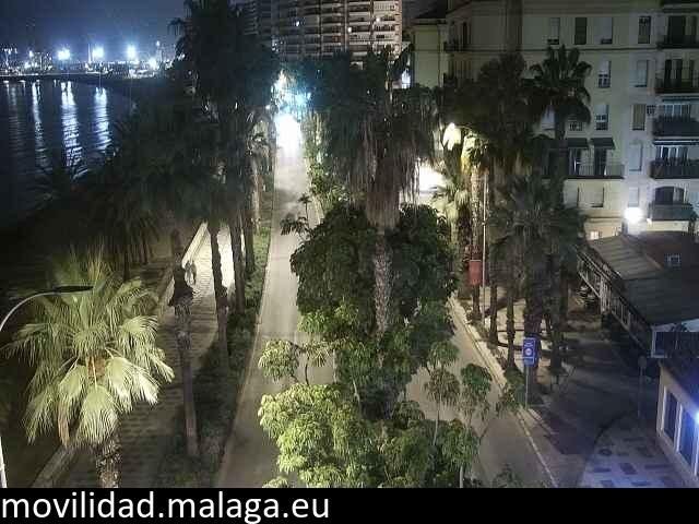 Archiv Foto Webcam Malaga: Strand Malagueta