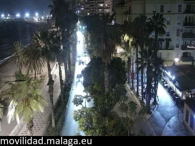 Archiv Foto Webcam Malaga: Strand Malagueta