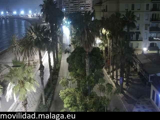 Archiv Foto Webcam Malaga: Strand Malagueta