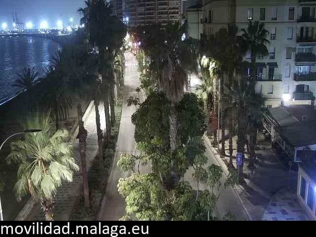 Archiv Foto Webcam Malaga: Strand Malagueta