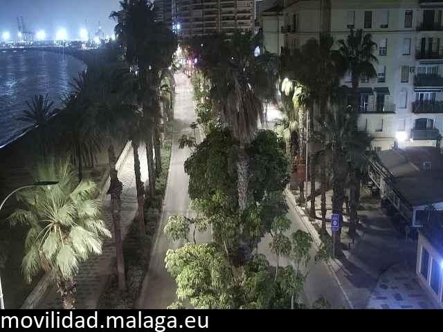 Archiv Foto Webcam Malaga: Strand Malagueta