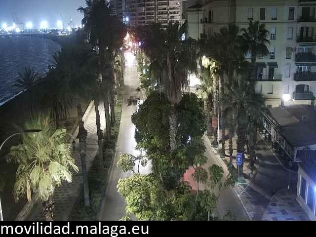 Archiv Foto Webcam Malaga: Strand Malagueta