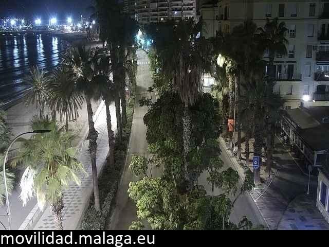 Archiv Foto Webcam Malaga: Strand Malagueta