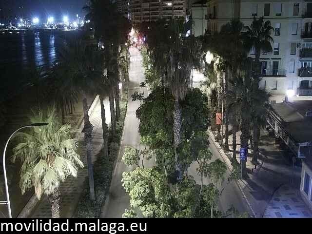 Archiv Foto Webcam Malaga: Strand Malagueta