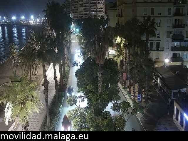 Archiv Foto Webcam Malaga: Strand Malagueta