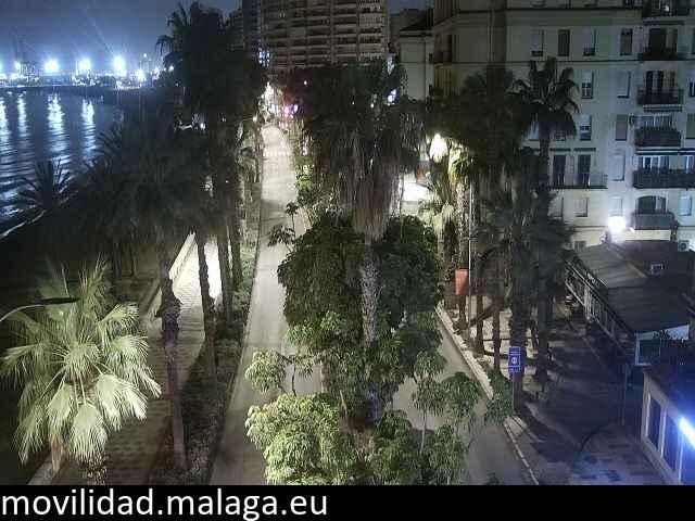 Archiv Foto Webcam Malaga: Strand Malagueta