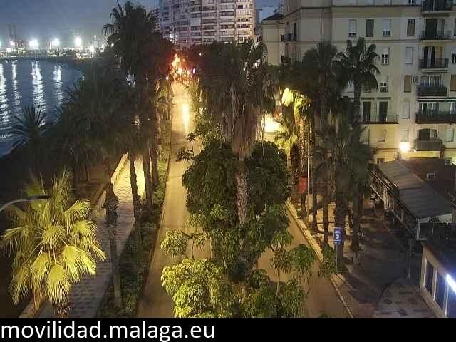 Archiv Foto Webcam Malaga: Strand Malagueta