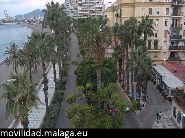 Archived image Webcam Beach Malaga Malagueta