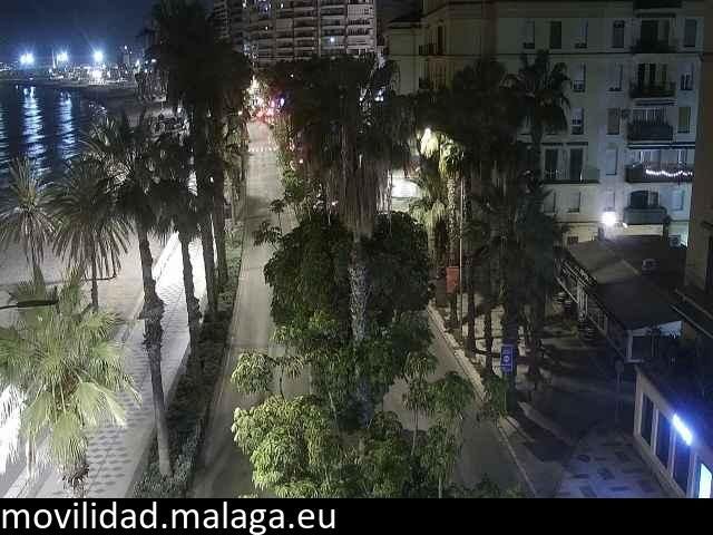 Archiv Foto Webcam Malaga: Strand Malagueta