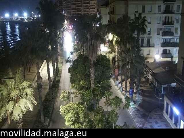 Archiv Foto Webcam Malaga: Strand Malagueta