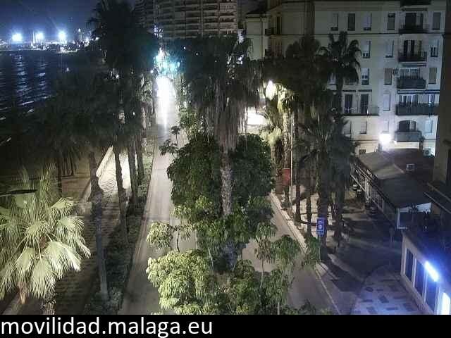 Archiv Foto Webcam Malaga: Strand Malagueta