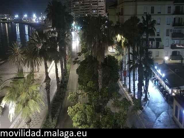 Archiv Foto Webcam Malaga: Strand Malagueta