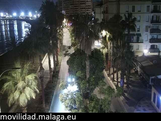 Archiv Foto Webcam Malaga: Strand Malagueta