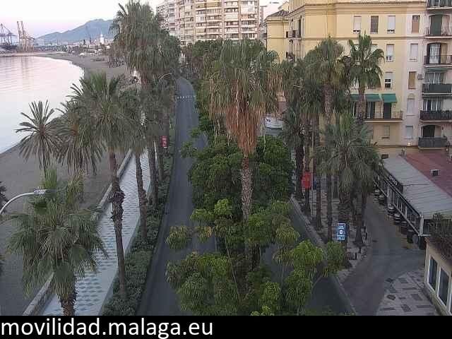 Archived image Webcam Beach Malaga Malagueta