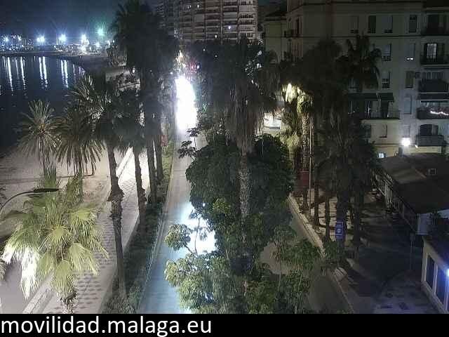 Archiv Foto Webcam Malaga: Strand Malagueta