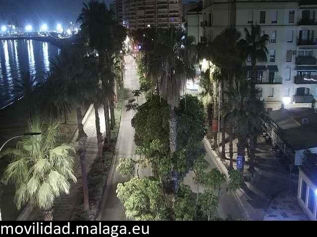 Archiv Foto Webcam Malaga: Strand Malagueta