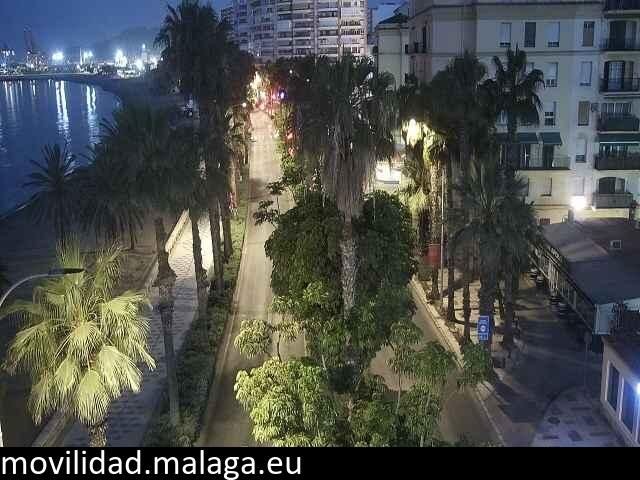 Archiv Foto Webcam Malaga: Strand Malagueta