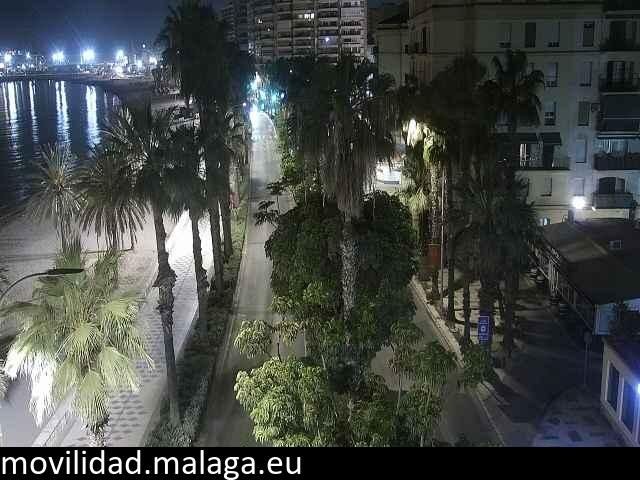 Archiv Foto Webcam Malaga: Strand Malagueta