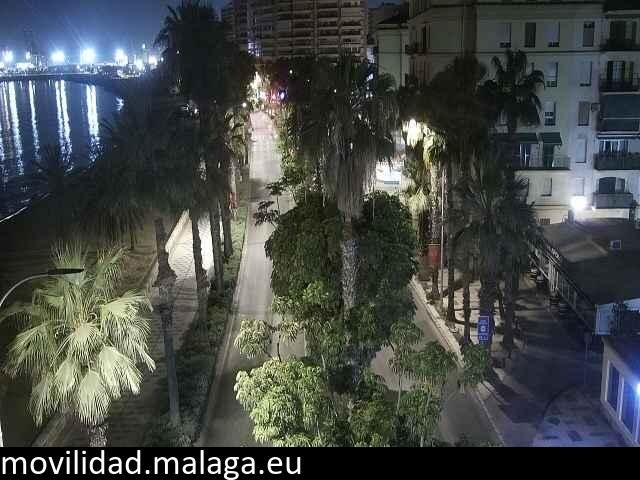 Archiv Foto Webcam Malaga: Strand Malagueta