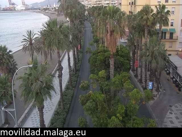 Archived image Webcam Beach Malaga Malagueta