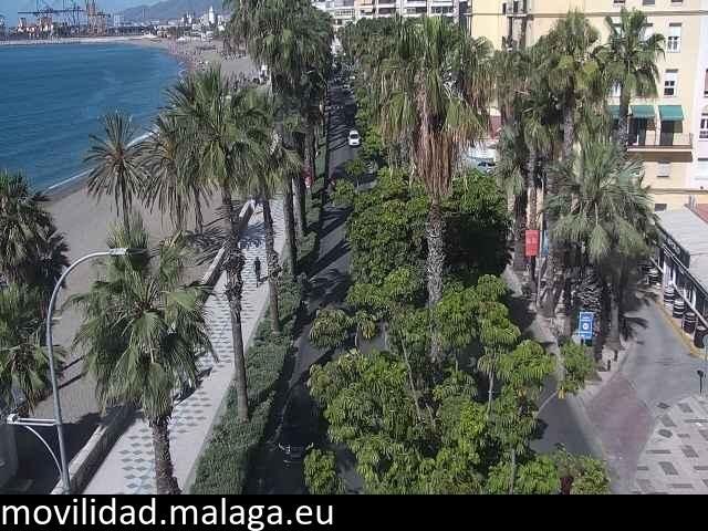Archived image Webcam Beach Malaga Malagueta