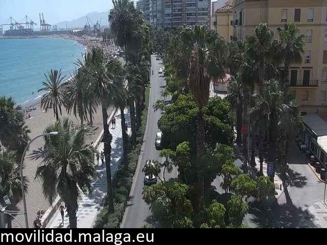 Archived image Webcam Beach Malaga Malagueta