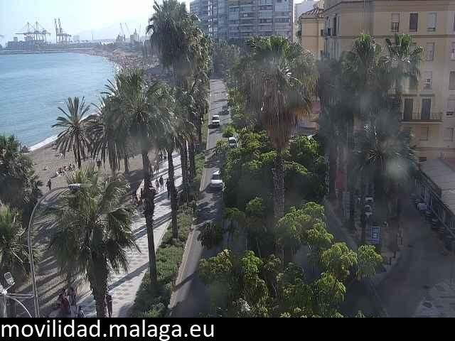 Archived image Webcam Beach Malaga Malagueta