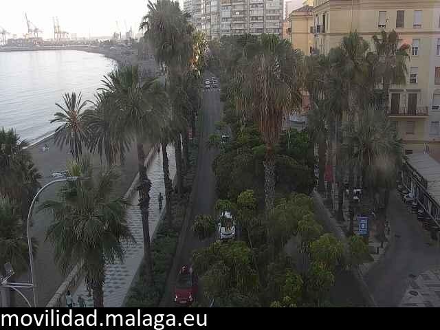 Archived image Webcam Beach Malaga Malagueta