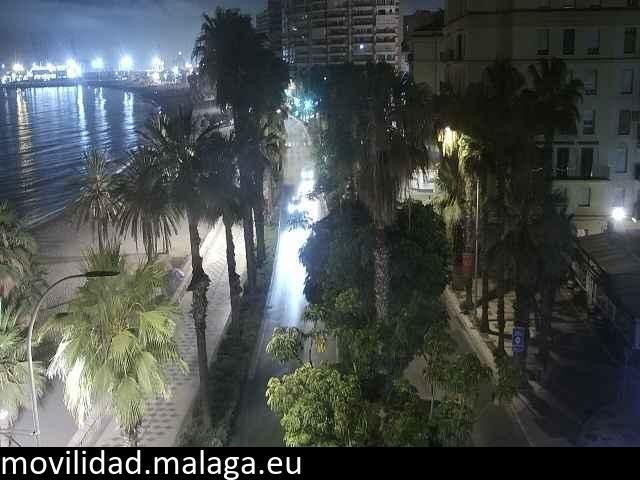 Archiv Foto Webcam Malaga: Strand Malagueta