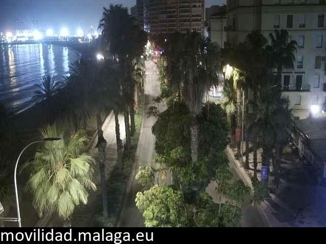 Archiv Foto Webcam Malaga: Strand Malagueta