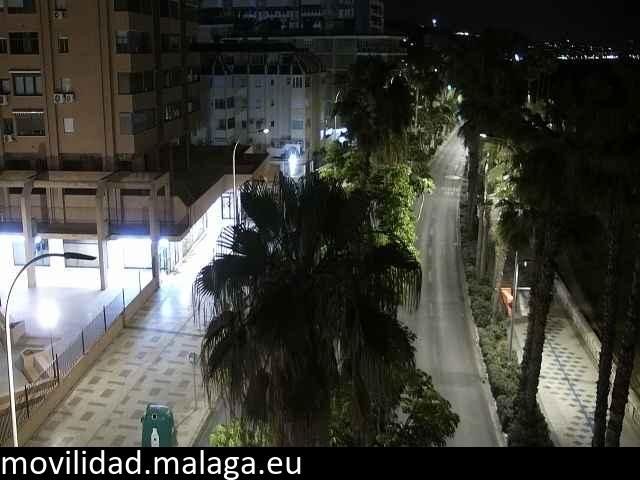 Archiv Foto Webcam Malaga: Strand Malagueta