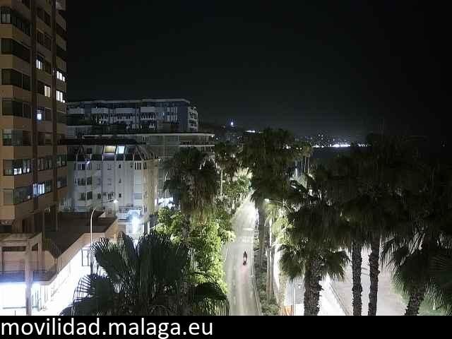 Archiv Foto Webcam Malaga: Strand Malagueta