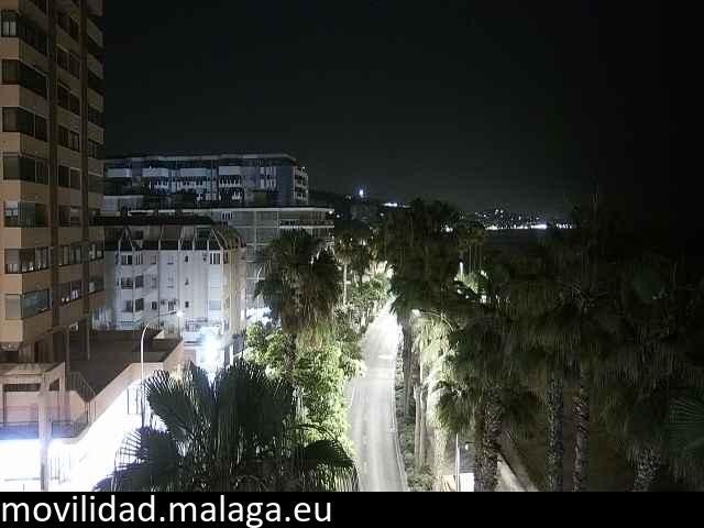 Archiv Foto Webcam Malaga: Strand Malagueta