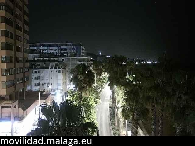 Archiv Foto Webcam Malaga: Strand Malagueta