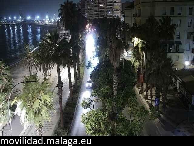 Archiv Foto Webcam Malaga: Strand Malagueta
