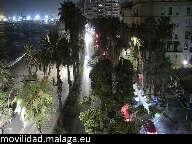Archiv Foto Webcam Malaga: Strand Malagueta