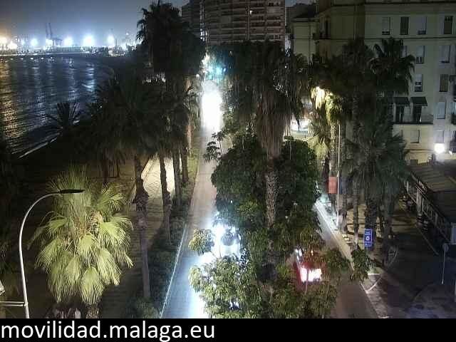 Archiv Foto Webcam Malaga: Strand Malagueta