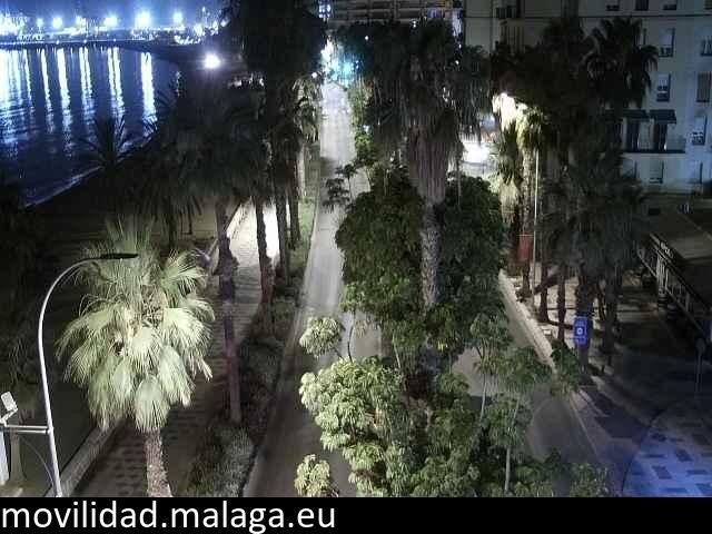 Archiv Foto Webcam Malaga: Strand Malagueta