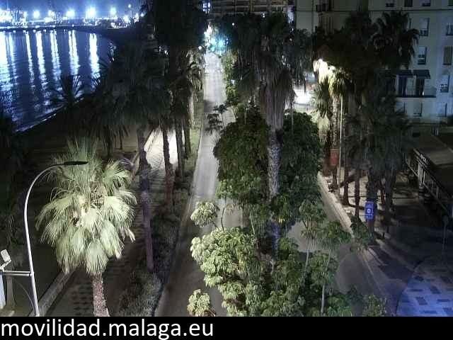 Archiv Foto Webcam Malaga: Strand Malagueta